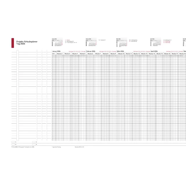 time-system-bus-projekt-urlaubsplaner-tag-2026-business-a5 image 1