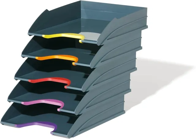 durable-varicolor-briefablage-a4-5-f-cher-anthrazit-770557 image 1