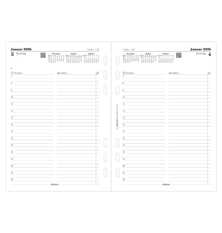 filofax-a5-kalendereinlage-1-tag-1-seite-deutsch-multifit-2026 image 4