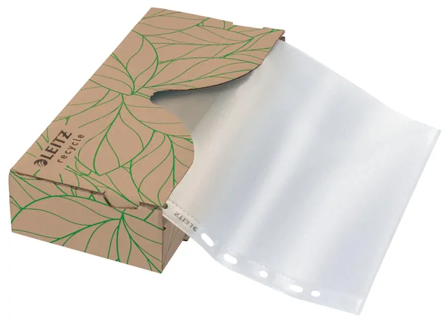 leitz-recycle-prospekth-llen-a4-40-st-ck-transparent-40220003 image 1