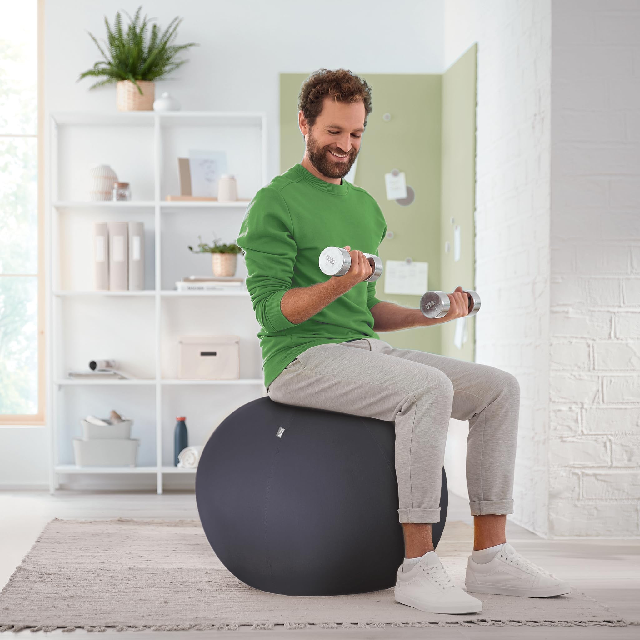leitz-ergo-active-sitzball-75-cm-dunkelgrau-65430089 image 8