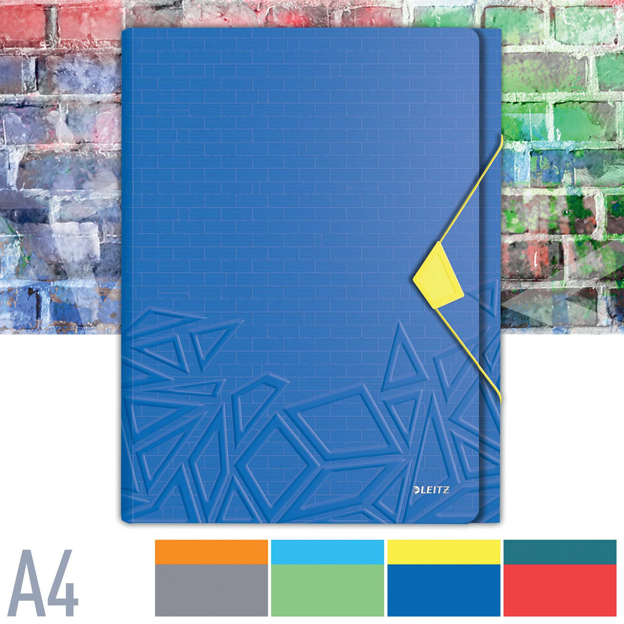leitz-urban-chic-projektmappe-a4-5-f-cher-blau-39970032 image 6