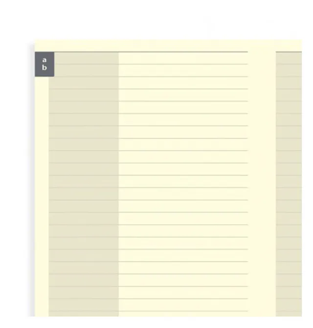 flex-by-filofax-kontakte-a5-gebundenes-adressbuch-liniert-48-seiten image 1