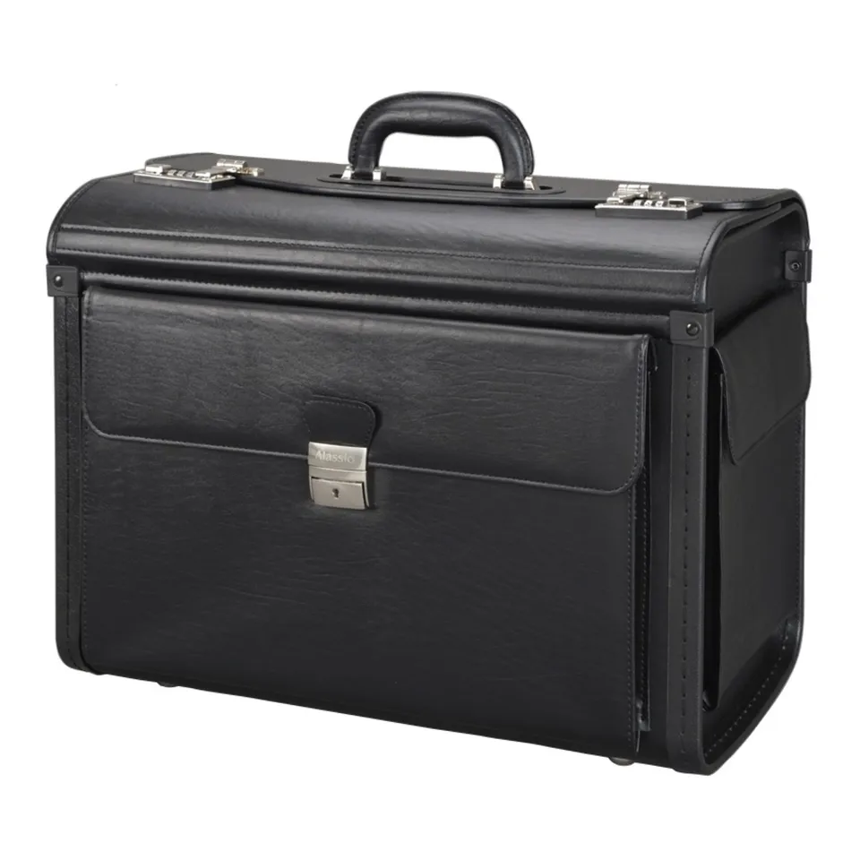 alassio-pilotenkoffer-vicenza-aus-kunstleder-in-schwarz image 1