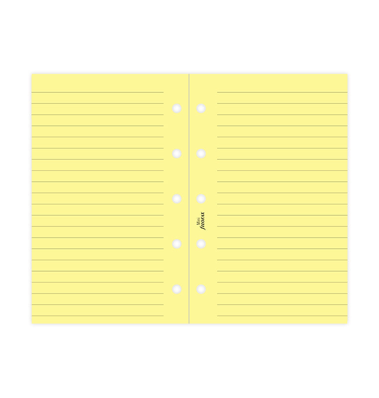 filofax-organiser-einlage-notizpapier-gelb-liniert-mini image 5