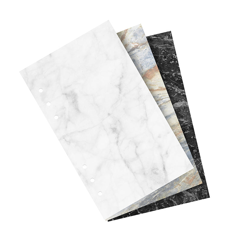 filofax-personal-notizpapier-marble-blanko image 5