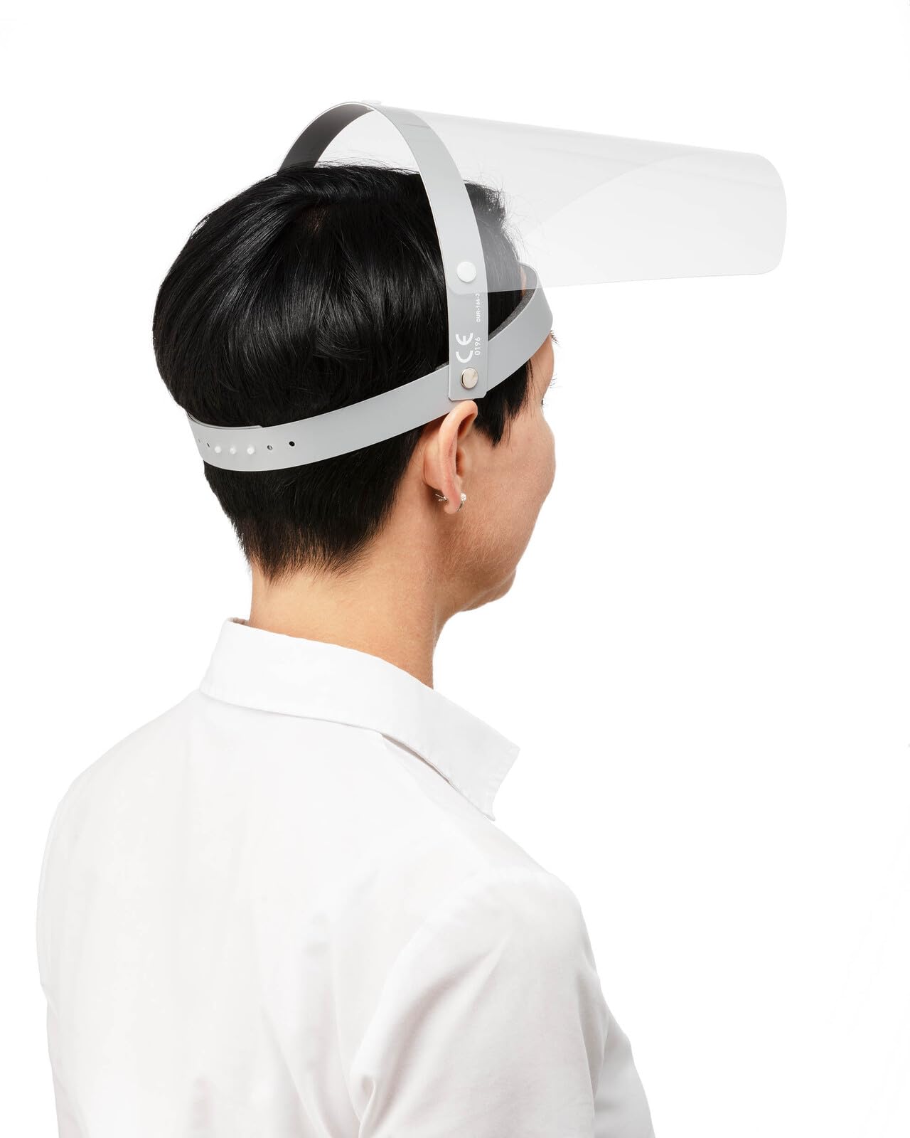 durable-gesichtsschutz-visier-hochklappbar-stirnband-transparent image 2