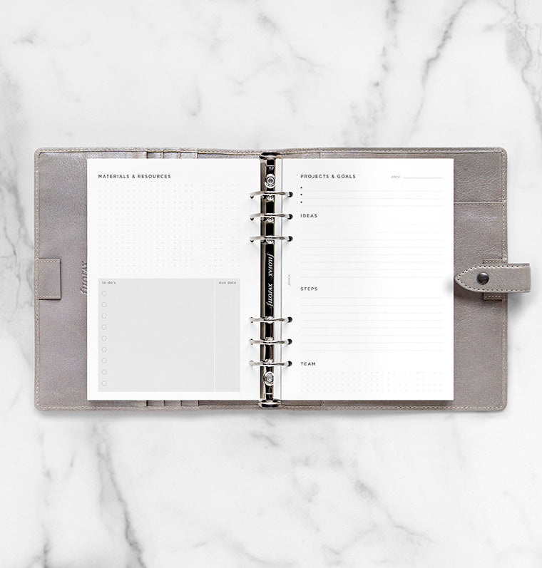 filofax-projects-goals-tracker-einlage-a5-56-blatt image 3