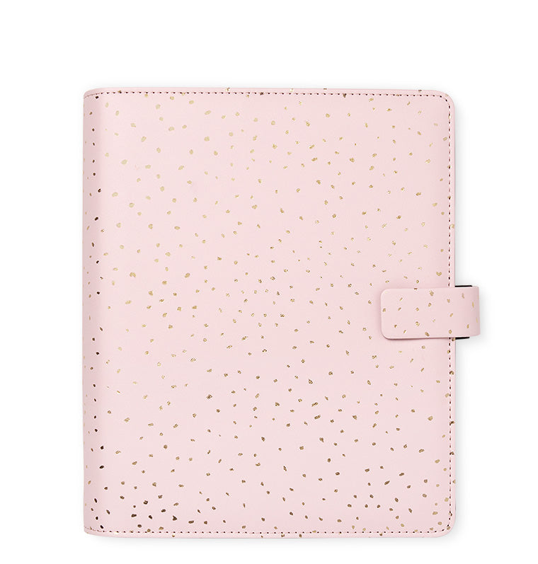 filofax-confetti-a5-organiser-glatter-einband-mit-gold-akzenten image 1