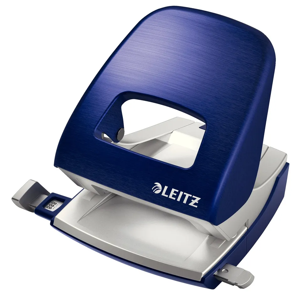 leitz-nexxt-style-b-rolocher-metall-30-blatt-titan-blau image 1
