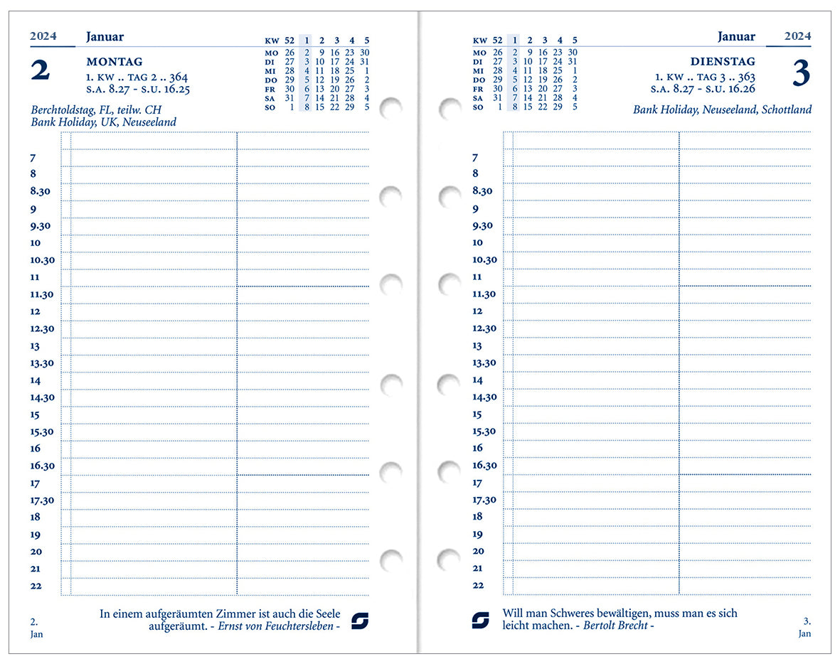 time-system-succes-kalender-junior-1-tag-pro-seite-deutsch-wei-2026 image 2