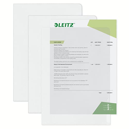 leitz-premium-sichth-llen-set-a4-10-st-ck-farblos-gl-nzend-0-15-mm-41003003 image 7