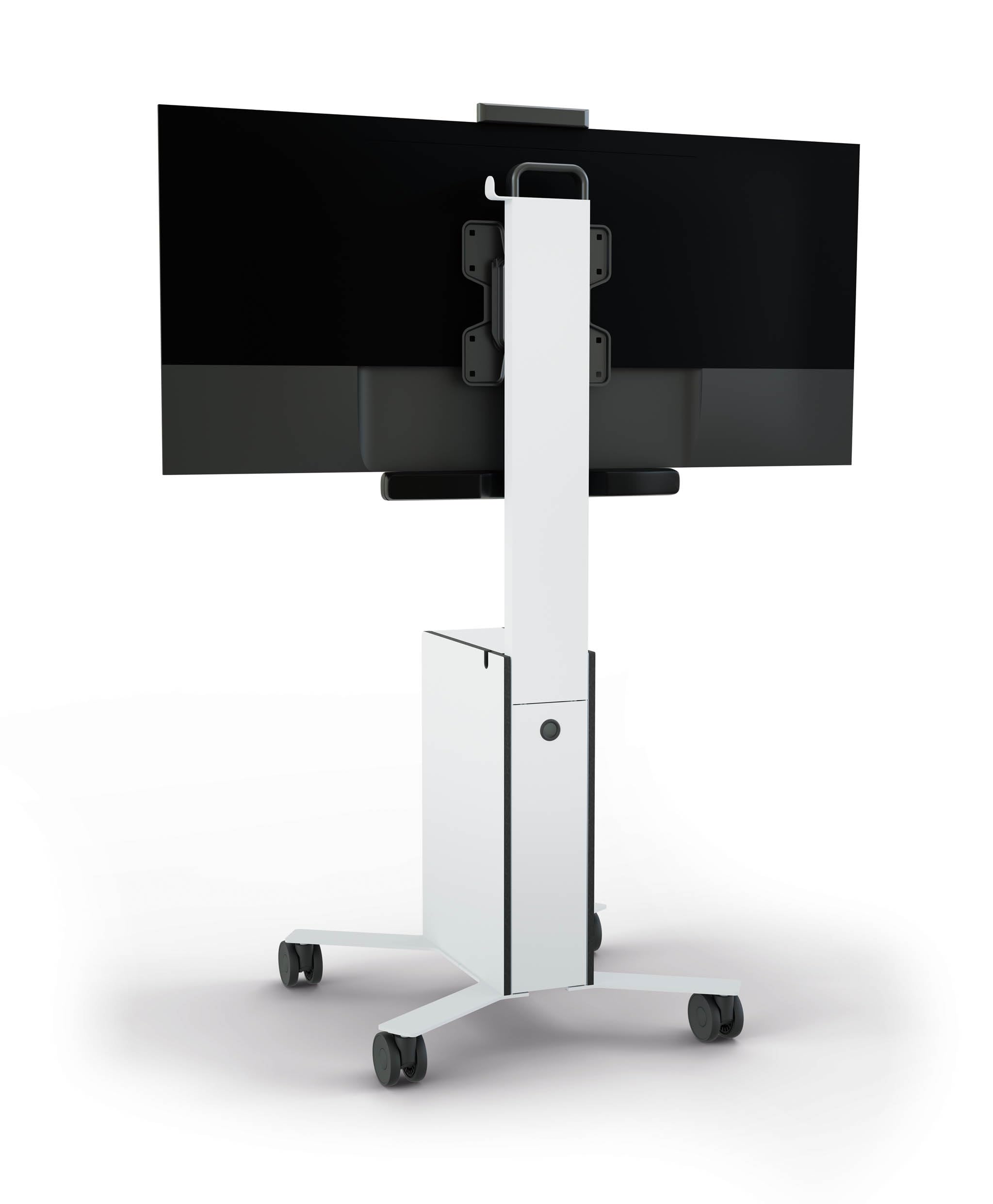 durable-coworksation-mobiler-tv-wagen-f-r-19-43-zoll-3-f-cher-wei image 2