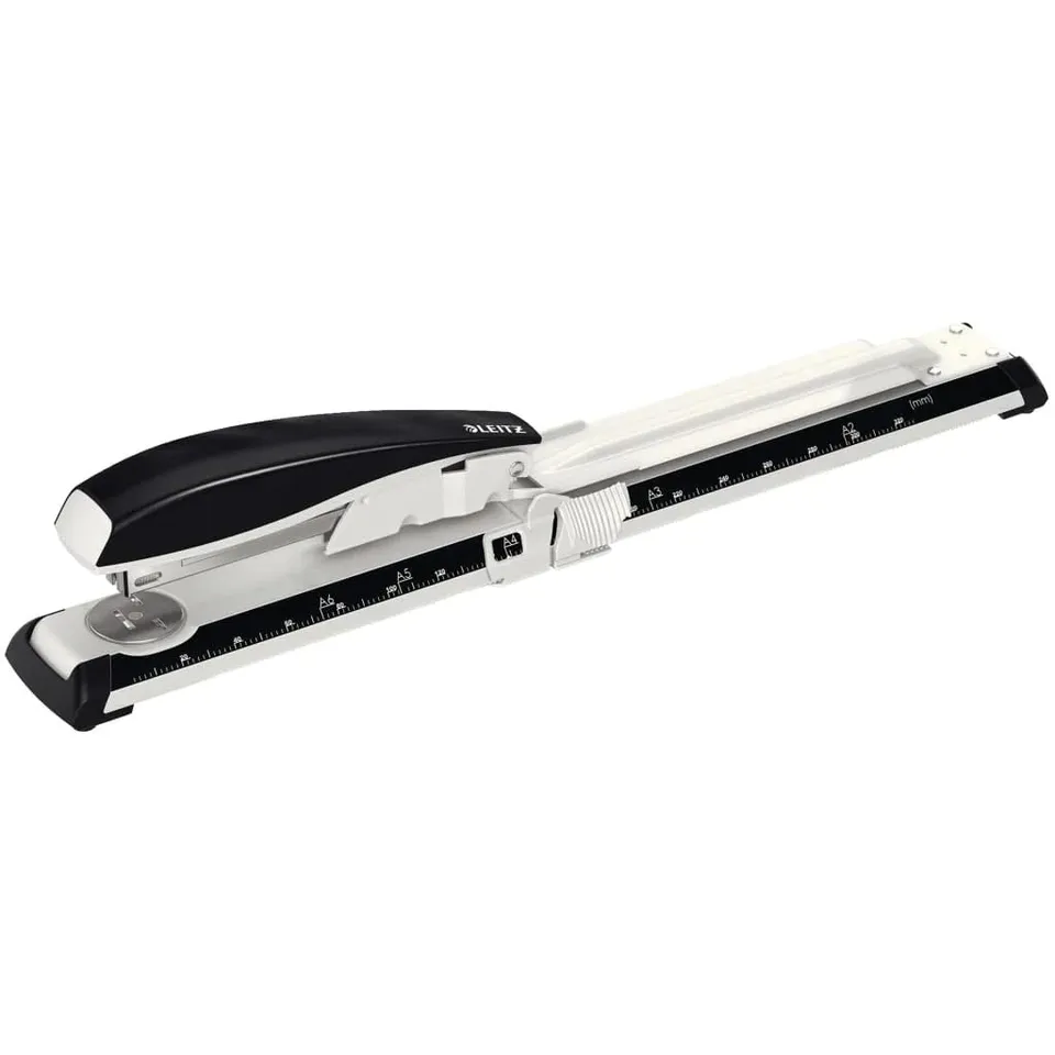 leitz-nexxt-langarm-heftger-t-metall-schwarz-f-r-40-blatt-inkl-klammern image 1