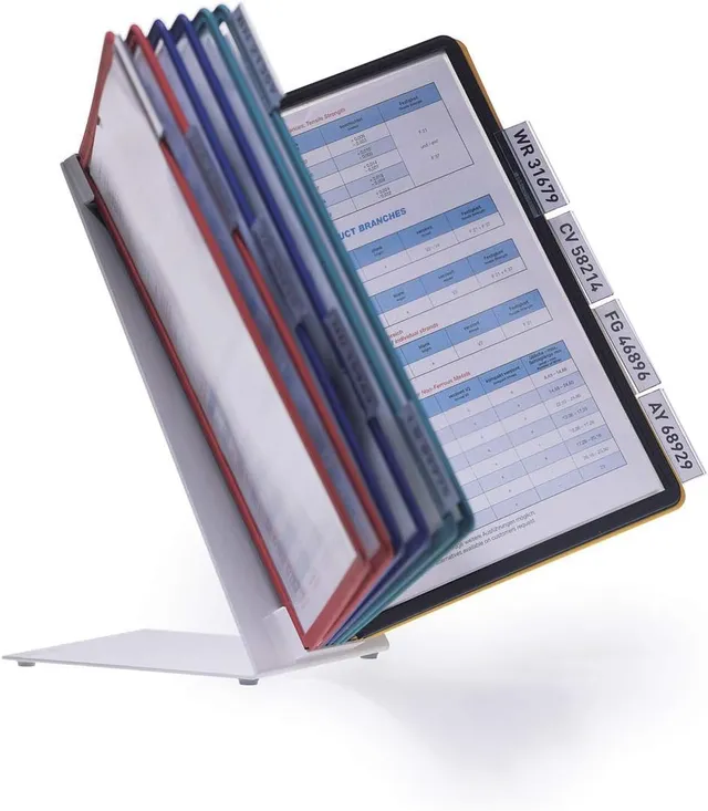 durable-vario-table-10-tisch-sichttafelsystem-a4-mehrfarbig image 1