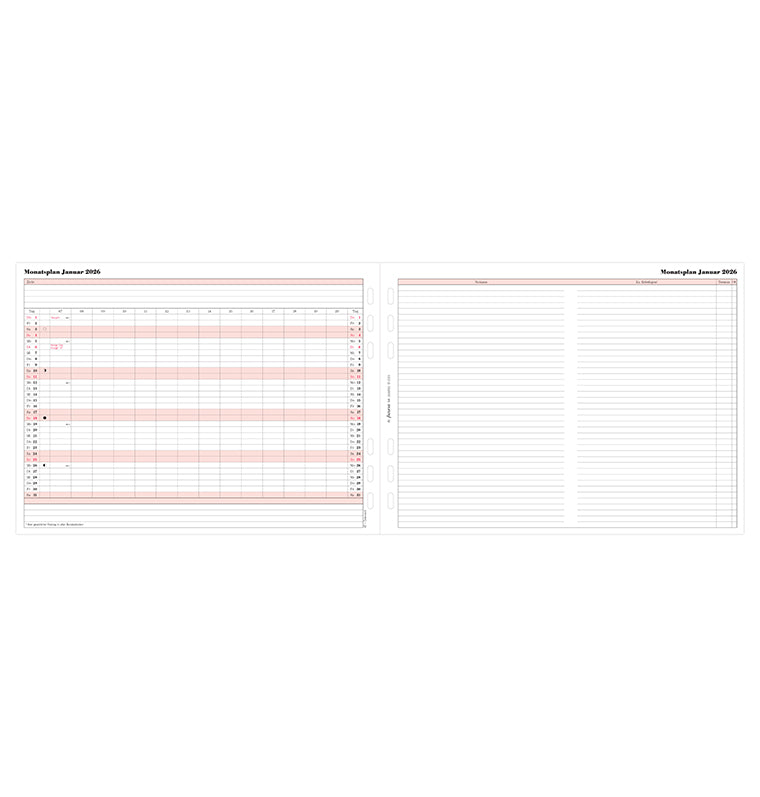 filofax-monatsplaner-deutsch-a5-2026-professional-12-leporellos image 4