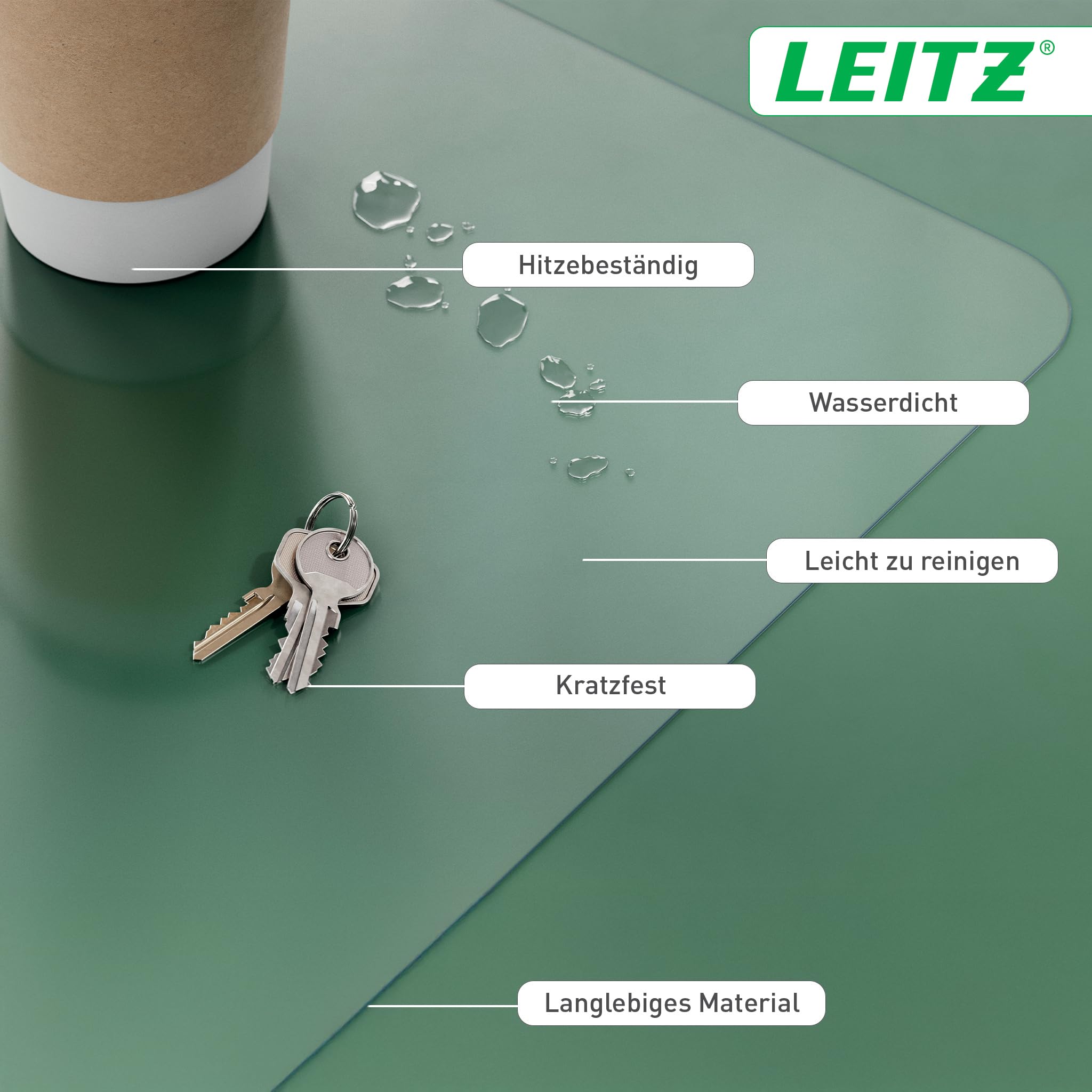 leitz-schreibtischunterlage-transparent-matt-70-x-36-cm-wasserabweisend-53810003 image 2