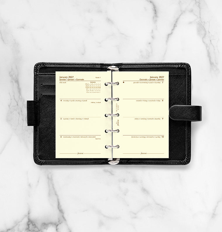 filofax-kalendereinlage-2027-1-woche-2-seiten-mini-multilingual image 3