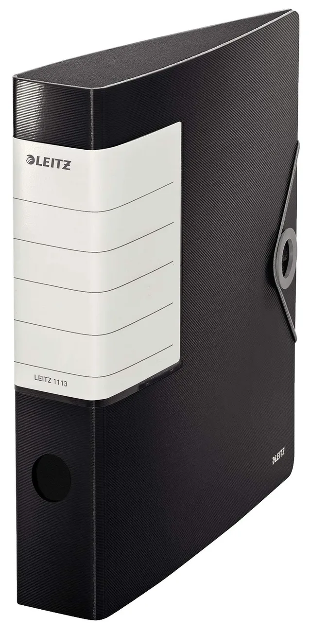 leitz-qualit-ts-ordner-180-solid-a4-schmal-schwarz-6-2-cm-mit-gummiband image 1
