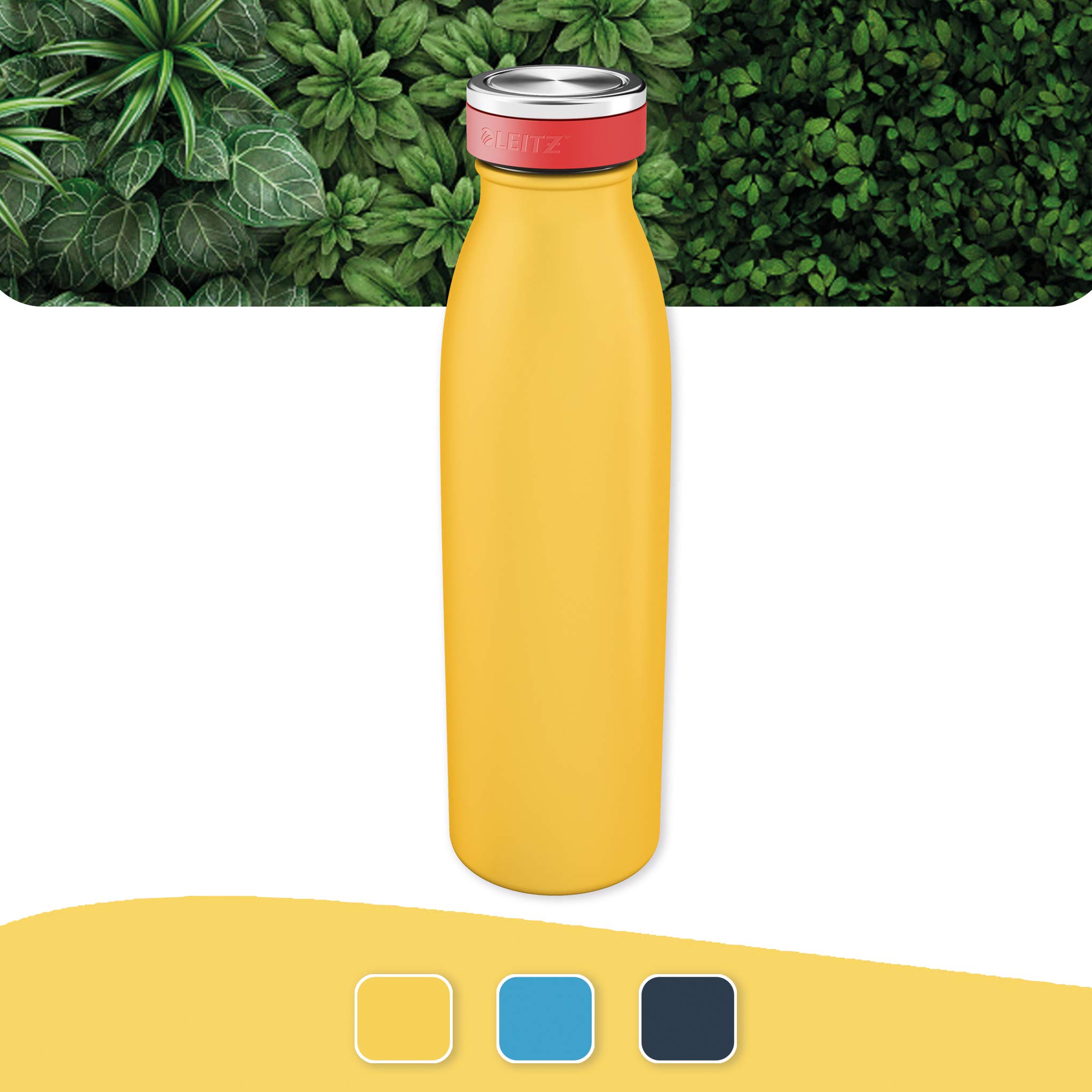 leitz-cosy-trinkflasche-500-ml-edelstahl-warmes-gelb-90160019 image 2