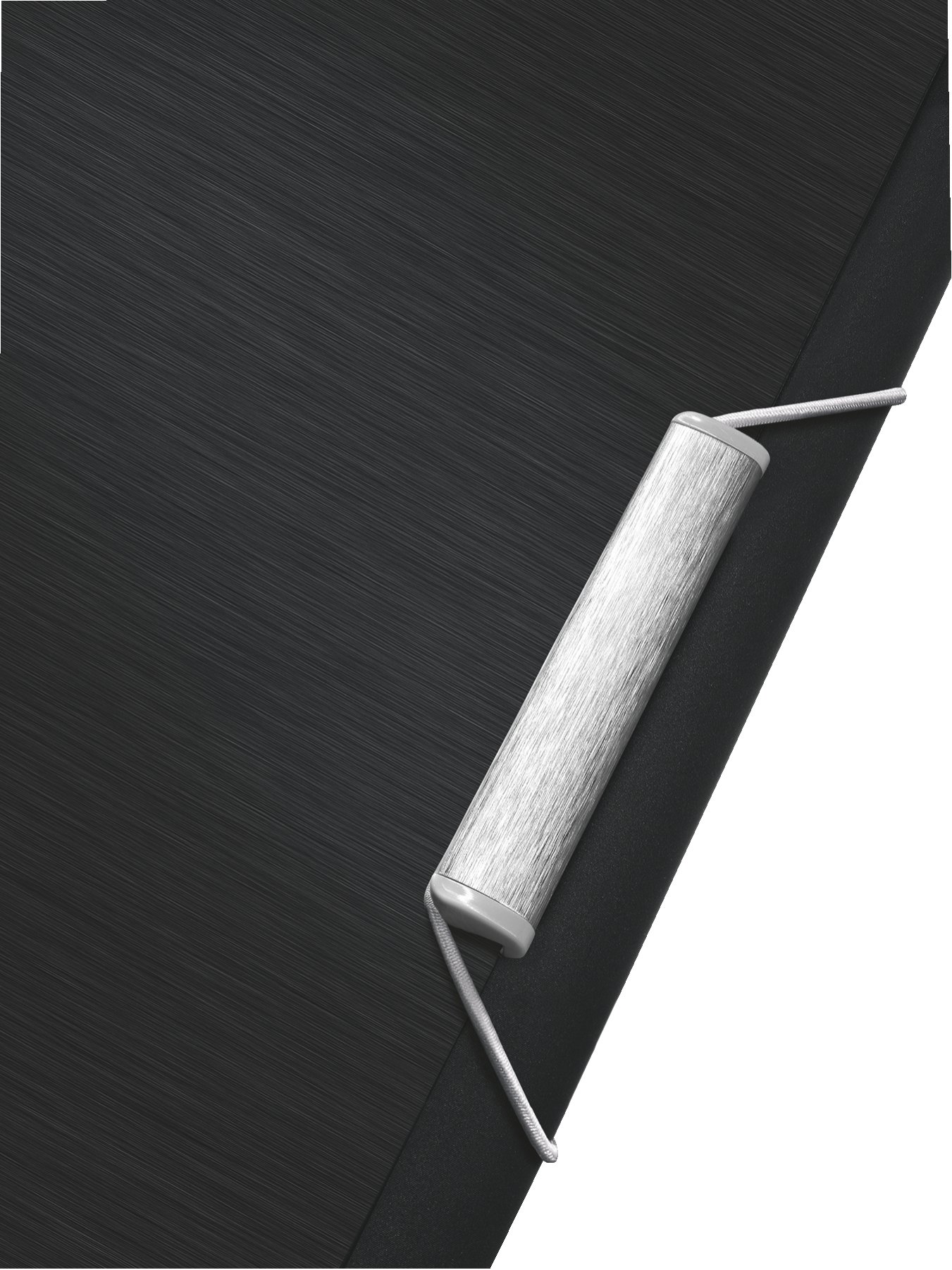 leitz-style-eckspannermappe-a4-pp-satin-schwarz-mit-gummizug image 2