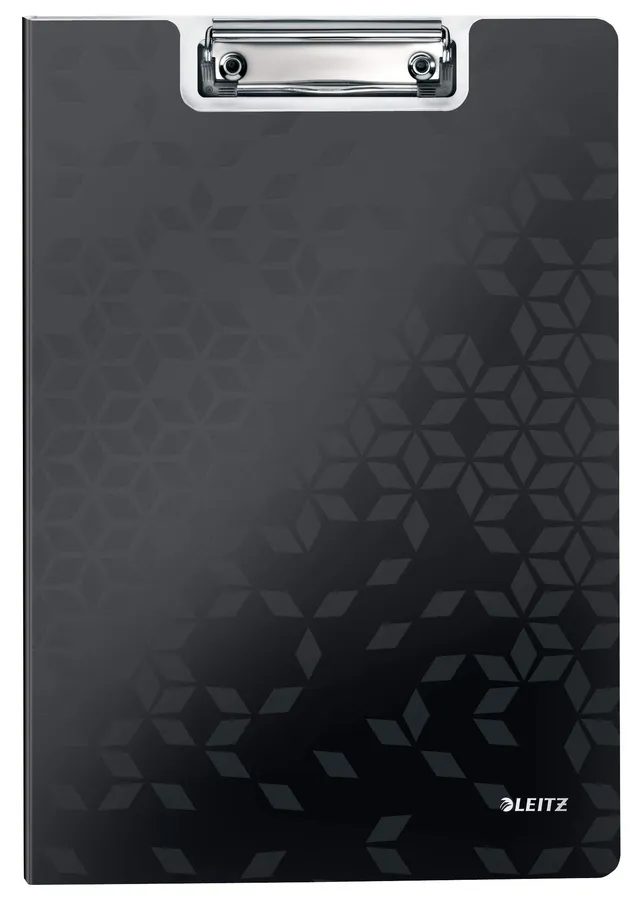 leitz-wow-a4-klemmbrettmappe-mit-abdeckung-polyfoam-schwarz-f-r-80-blatt image 1