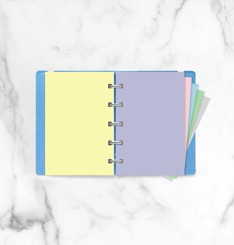 filofax-pocket-notebook-einlagen-pastel-blanko image 3