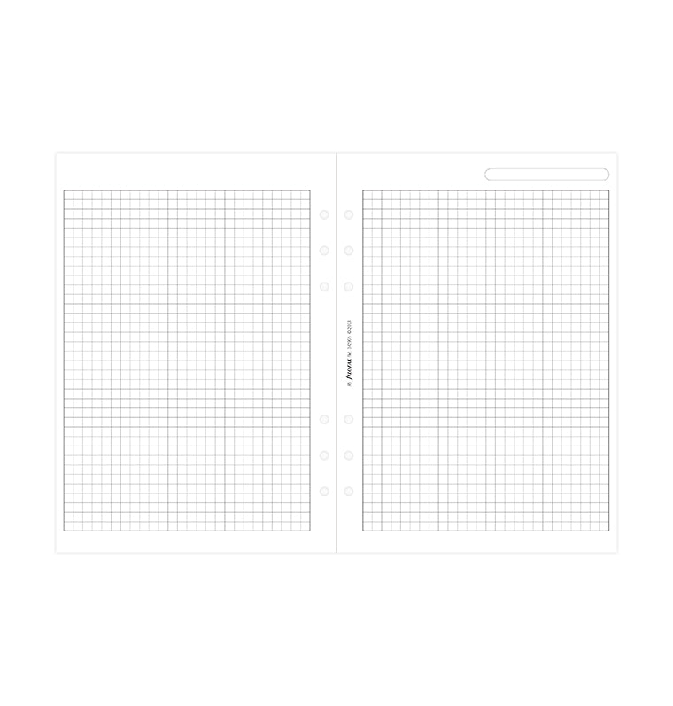 filofax-notizpapier-wei-kariert-a5-25-blatt-einlage image 5