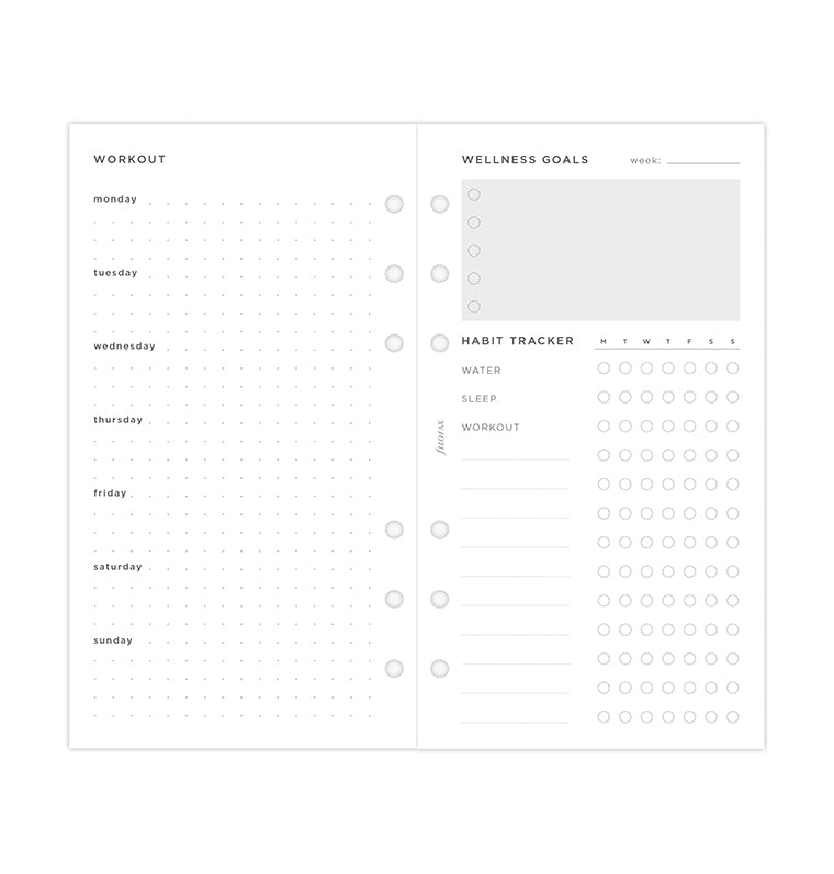 filofax-wellness-tracker-personal-einlage image 5
