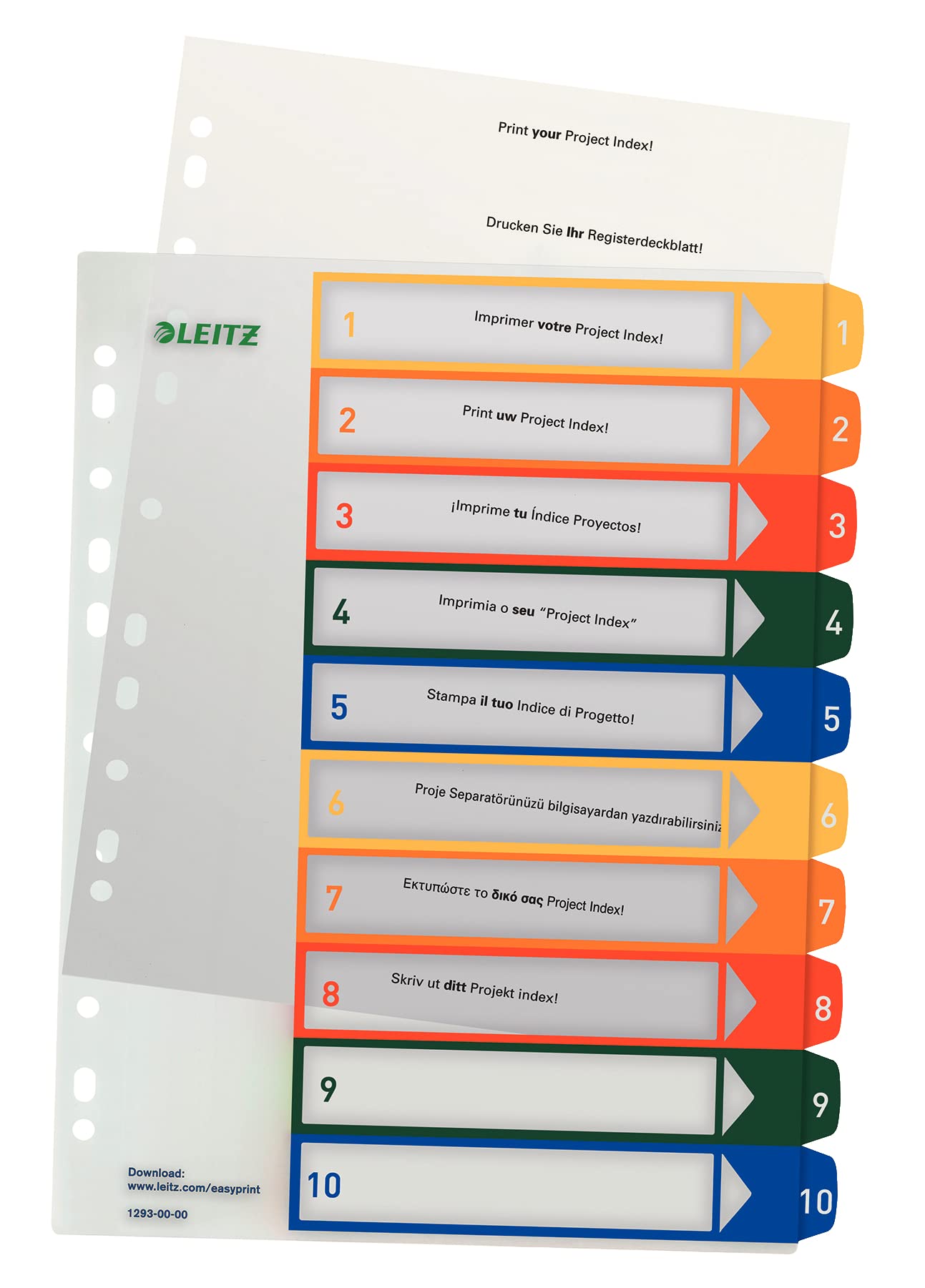 leitz-zahlenregister-a4-1-10-berbreite-wei-mehrfarbig-pp-12930000 image 2