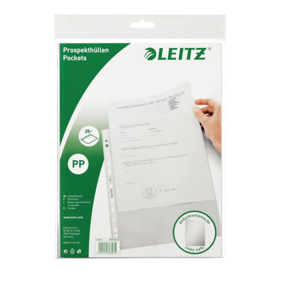leitz-standard-prospekth-llen-a4-matt-25-st-ck-0-065-mm-47966003 image 1
