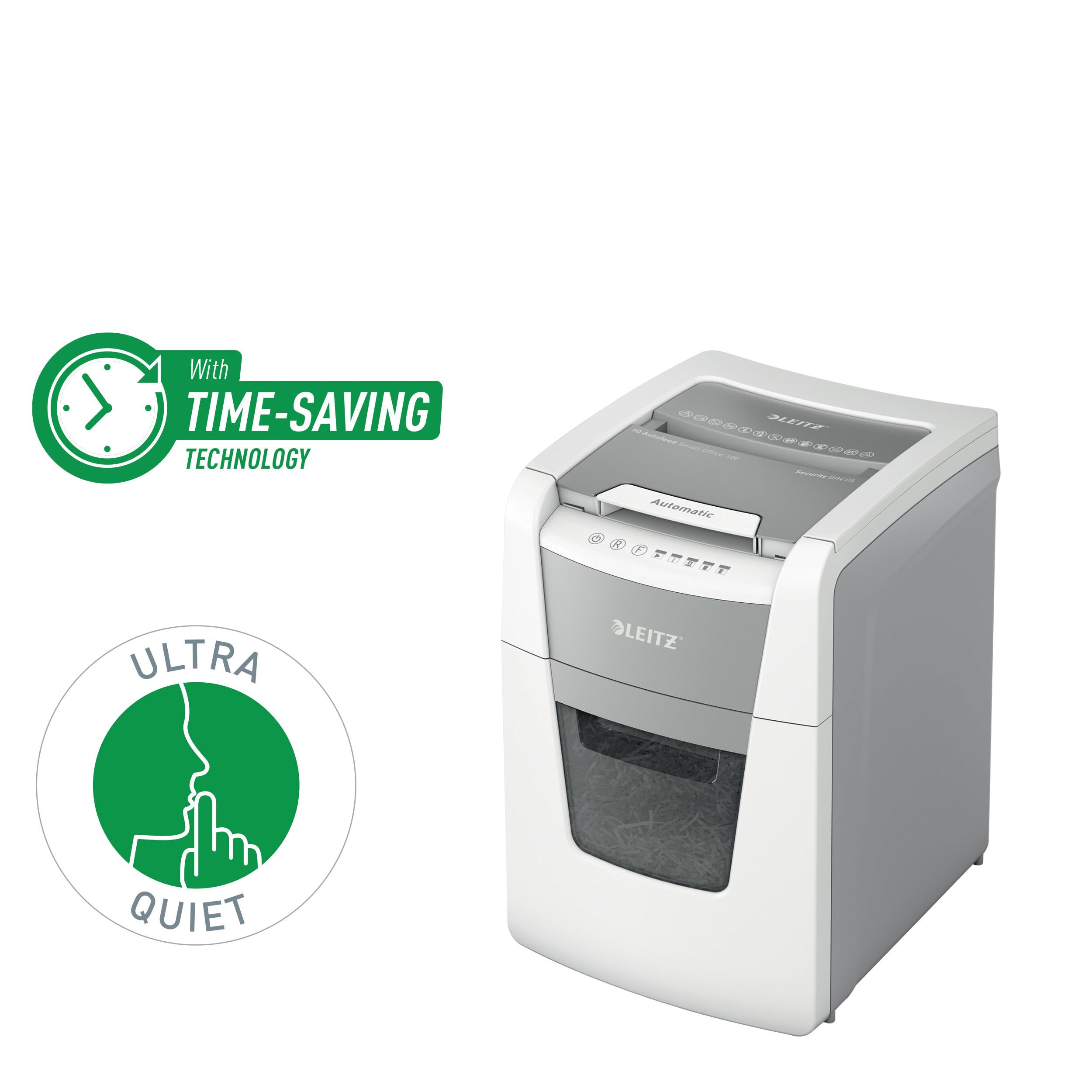 leitz-aktenvernichter-iq-autofeed-100-p5-mikro-schutz-autopapierzufuhr image 2