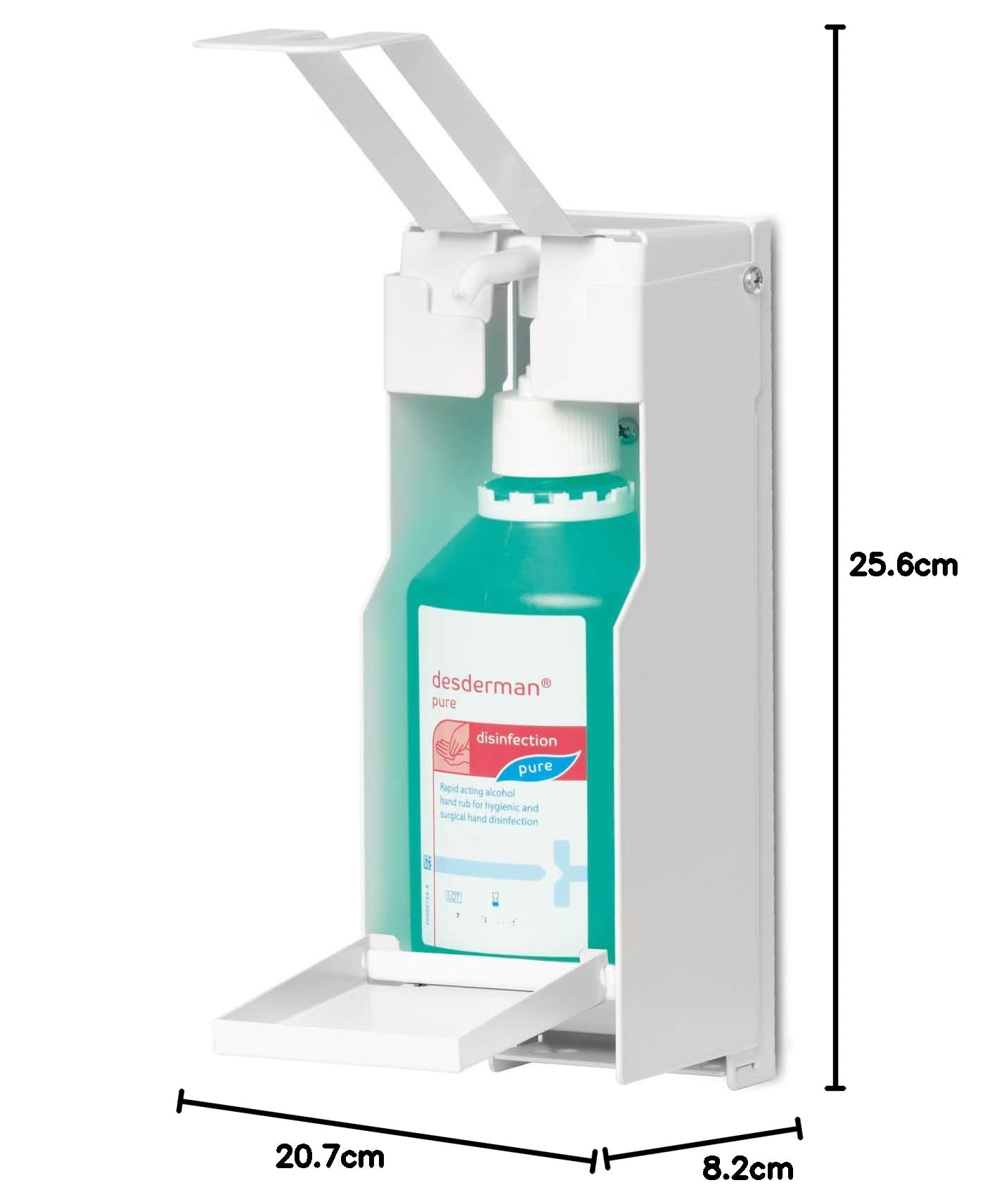 durable-589302-wandspender-f-r-desinfektionsmittel-und-seife-bis-500-ml-wei image 5