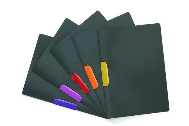 durable-duraswing-color-klemmmappe-a4-f-r-30-blatt-5-st-ck-anthrazit-mit-farbige image 1
