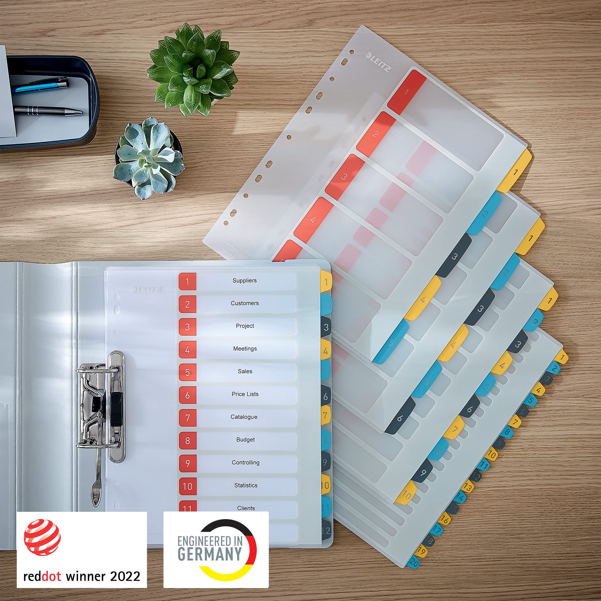 leitz-cosy-register-a4-1-20-pc-beschriftbar-mehrfarbig-12490000 image 3