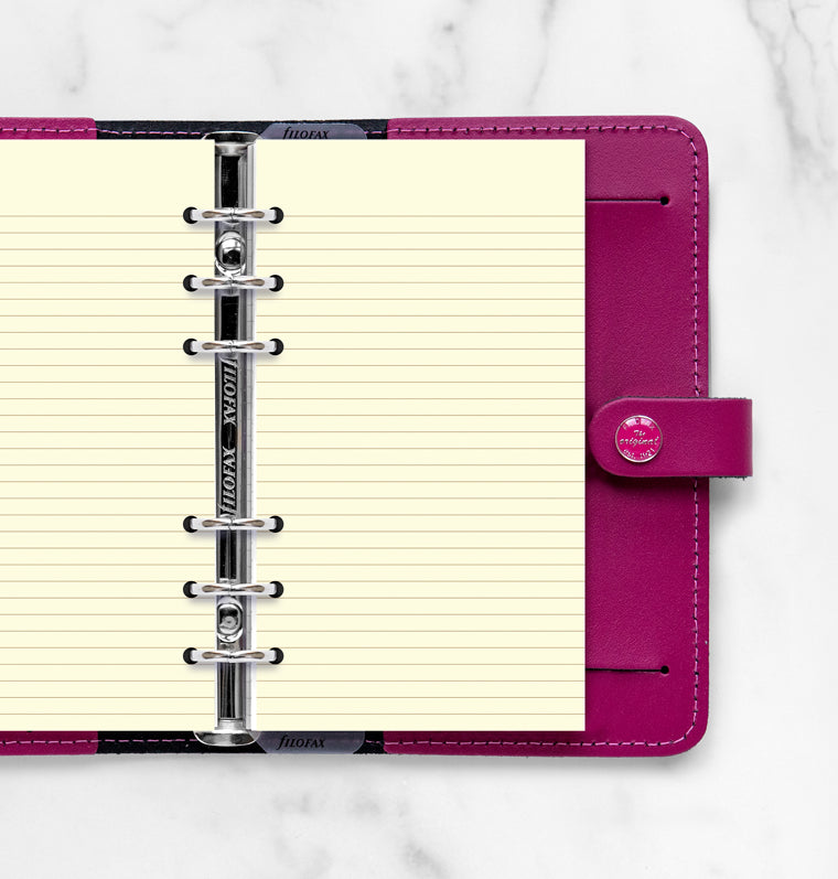 filofax-notizpapier-cotton-cream-liniert-personal-20-blatt image 2