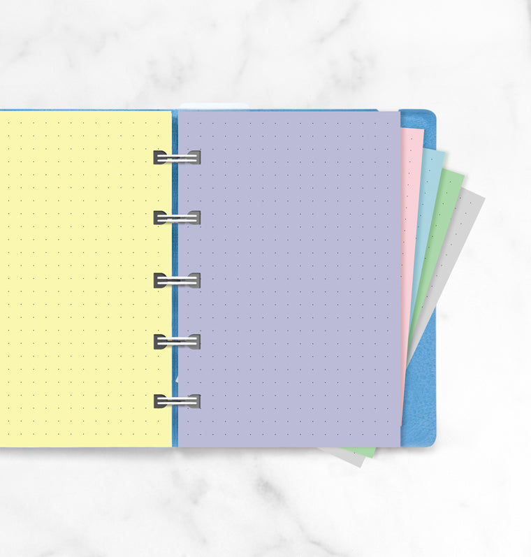 filofax-notebook-pocket-pastel-einlage-punktkariert image 2