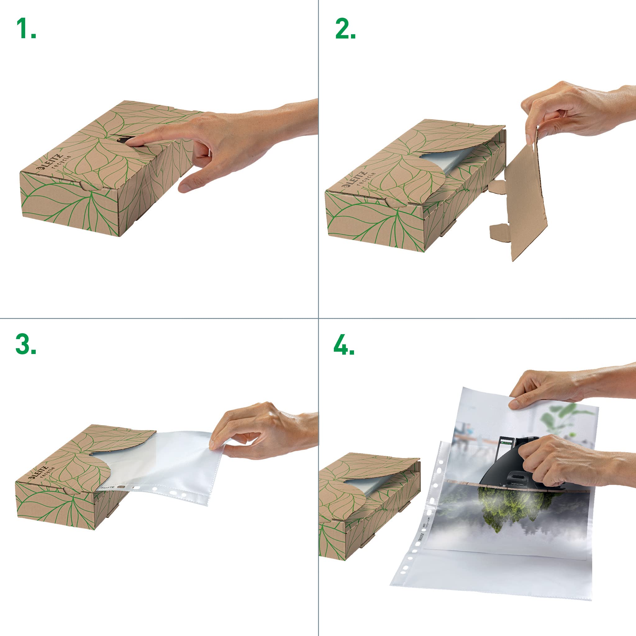 leitz-recycle-prospekth-llen-a4-40-st-ck-transparent-40220003 image 5
