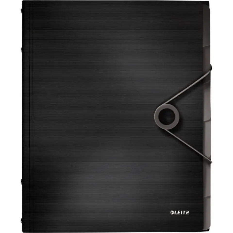 leitz-solid-ordnungsmappe-pp-a4-6-f-cher-schwarz image 1