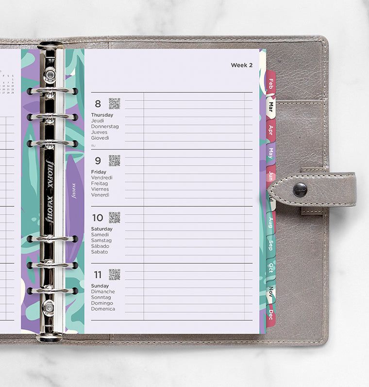 filofax-illustrated-diary-pack-1-woche-2-seiten-a5-2026 image 2