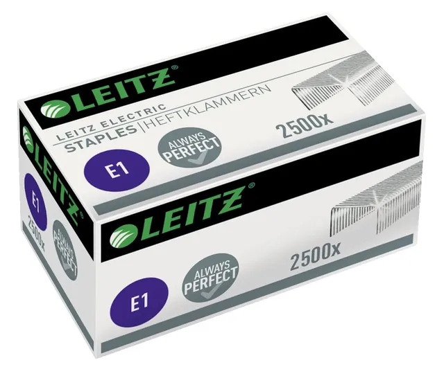 leitz-e1-heftklammern-verzinkt-f-r-elektrische-heftger-te-2500-st-ck image 1