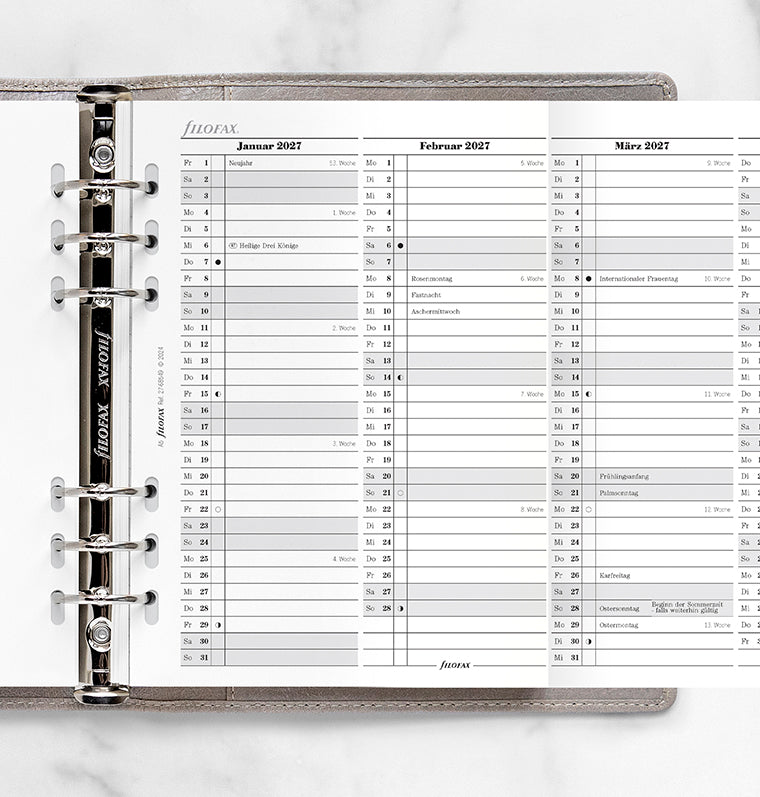 filofax-jahresplaner-deutsch-a5-2027-leporello-mit-multifit-lochung image 2