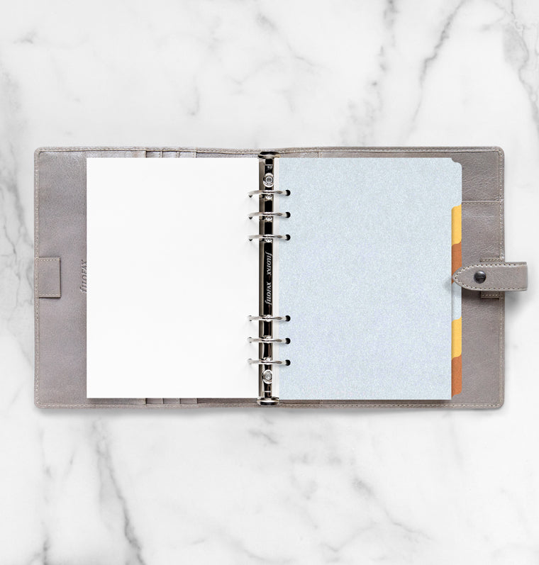 filofax-trennbl-tter-metallic-blanko-6er-set-a5-ros-gold-gold-silber image 2