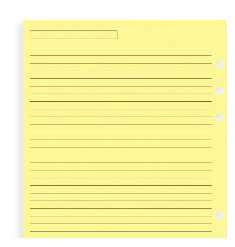 filofax-notizpapier-gelb-liniert-a5-einlage-20-blatt-sale image 4