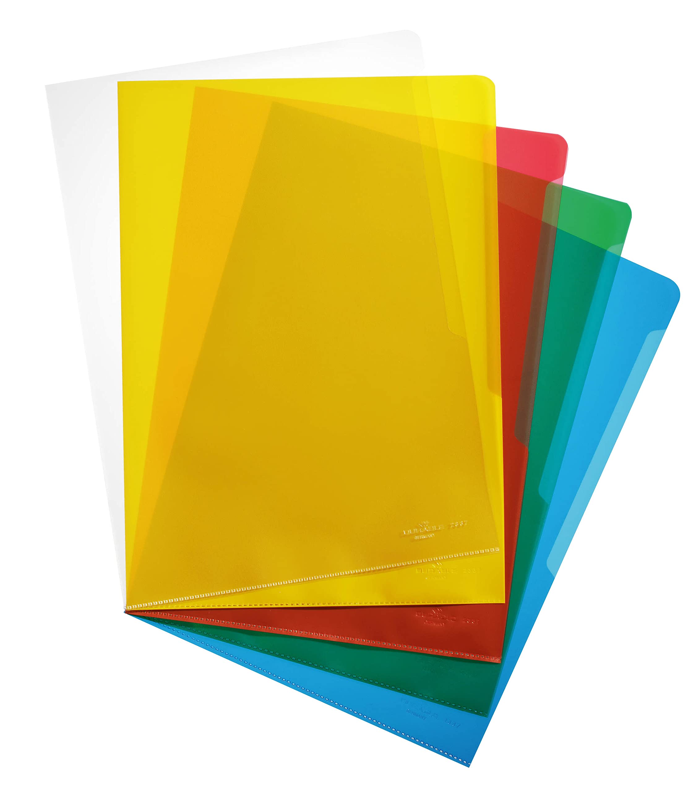 durable-sichth-lle-standard-a4-100-st-ck-farbig-sortiert-233700 image 1