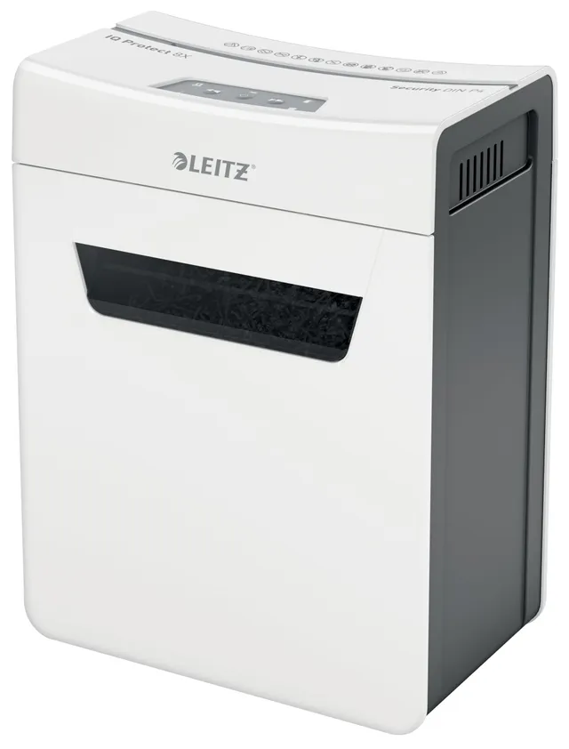 leitz-iq-8x-premium-aktenvernichter-p4-partikelschnitt-wei-80910000 image 1