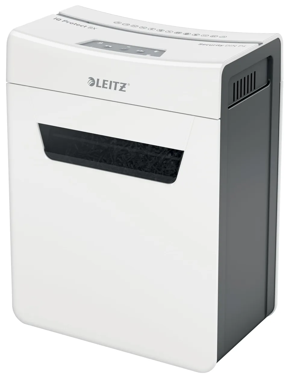 leitz-iq-8x-premium-aktenvernichter-p4-partikelschnitt-wei-80910000 image 1