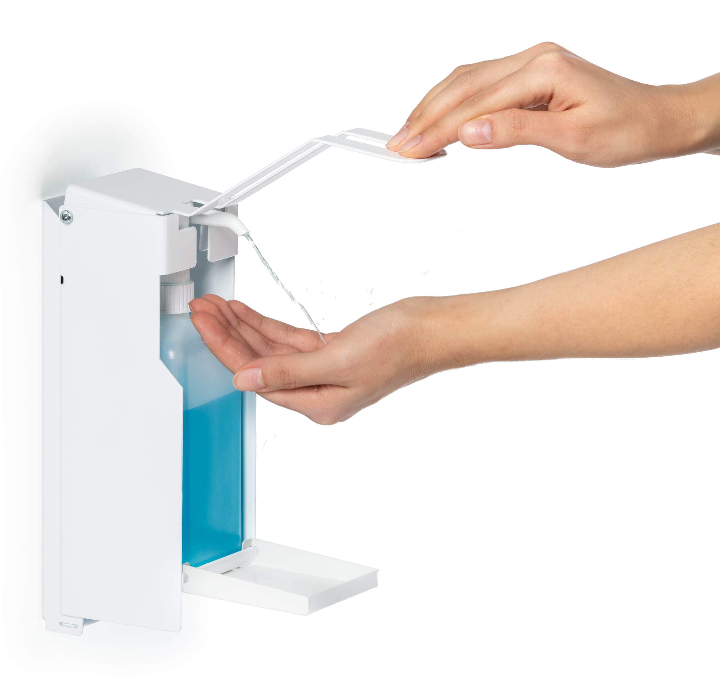 durable-589302-wandspender-f-r-desinfektionsmittel-und-seife-bis-500-ml-wei image 4