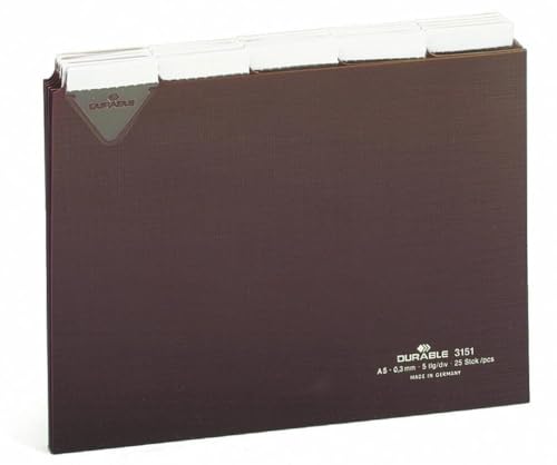durable-leitkarten-din-a5-quer-braun-25-st-ck-315111 image 4