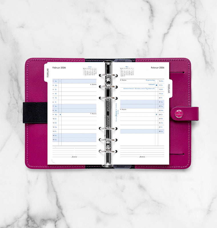filofax-personal-2026-kalendereinlage-1-monat-2-seiten-deutsch-mit-tabs image 3